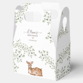 Woodland Deer Baby shower Bedankdoosjes (Geopend)