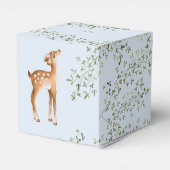 Woodland Deer Baby shower Bedankdoosjes (Achterkant)