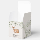 Woodland Deer Baby shower Bedankdoosjes (Geopend)