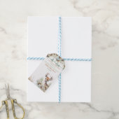 Woodland Deer Baby shower Boy Cadeaulabel (Met Touw)