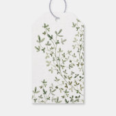 Woodland Deer Baby shower Cadeaulabel (Achterkant)