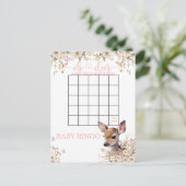 Woodland Deer Baby shower Game Briefkaart (Staand voorkant)