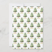 Woodland Deer Baby shower Kaart (Achterkant)