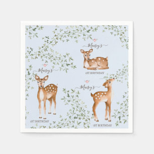 Woodland Deer Baby shower Servet
