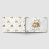 Woodland Deer | Baby shower van bosdieren Gastenboek (Volledig)