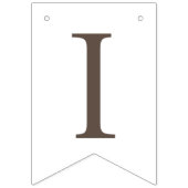 Woodland Deer Baby shower Vlaggetjes (Tweede vlag)