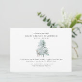 Woodland Deer Bereavement Begrafenis Dank u Bedankkaart (Staand voorkant)