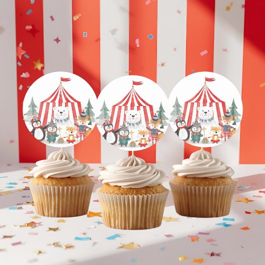 Woodland Deer Birthday | Rustic Forest Ronde Sticker