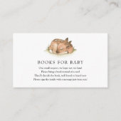 Woodland Deer Books voor Baby-invoegkaart Informatiekaartje (Voorkant)