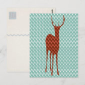 Woodland Deer Briefkaart (Voorkant / Achterkant)