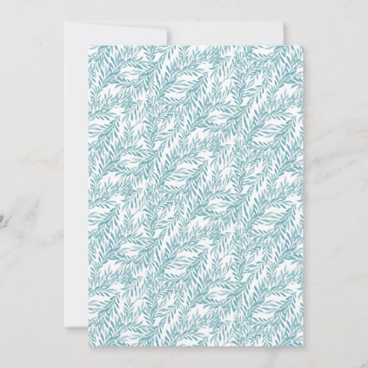 Woodland Deer Bruids Douche Uitnodiging (Achterkant)