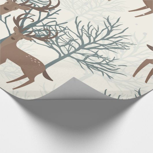 Woodland Deer Cadeaupapier (Hoek)