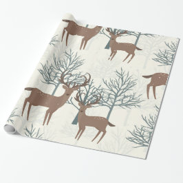 Woodland Deer Cadeaupapier