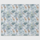 Woodland Deer Cadeaupapier (Vlak)