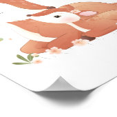 Woodland Deer Doe and Baby Fawn My Gigi Loves me Poster (Hoek)