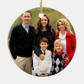 Woodland Deer Double-Sided Foto Keramisch Ornament (Achterkant)