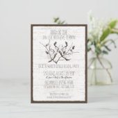 Woodland Deer en Birch Gender Reopenbaart Kaart (Staand voorkant)