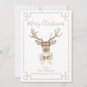 Woodland Deer Festival Feestdagenkaart (Voorkant)