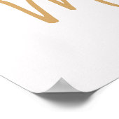 Woodland Deer Floral Baby shower Welcome Poster (Hoek)