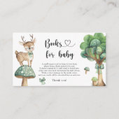 Woodland Deer Forest Flora - boeken voor baby Informatiekaartje (Voorkant)