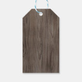 Woodland Deer Forest Verjaardagsfeestje Baby showe Cadeaulabel (Achterkant)