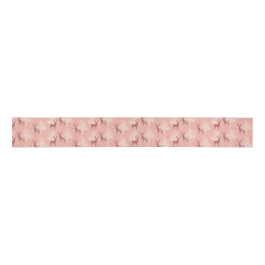 Woodland Deer Grosgrain Lint (Voorkant)