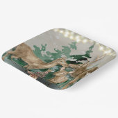 Woodland Deer kerstfeestmaal Bord (Gebogen)