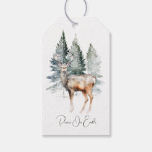 Woodland Deer Kerstmis