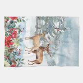 Woodland Deer Kerstmis Theedoek (Horizontaal)