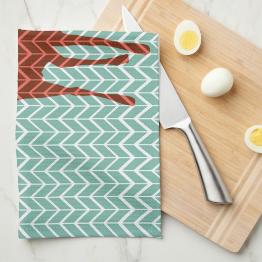 Woodland Deer Kitchen Towel Theedoek (Quarter Fold)