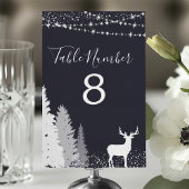 Woodland Deer Navy Kaart