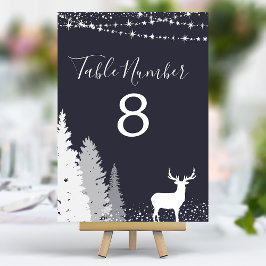 Woodland Deer Navy Kaart
