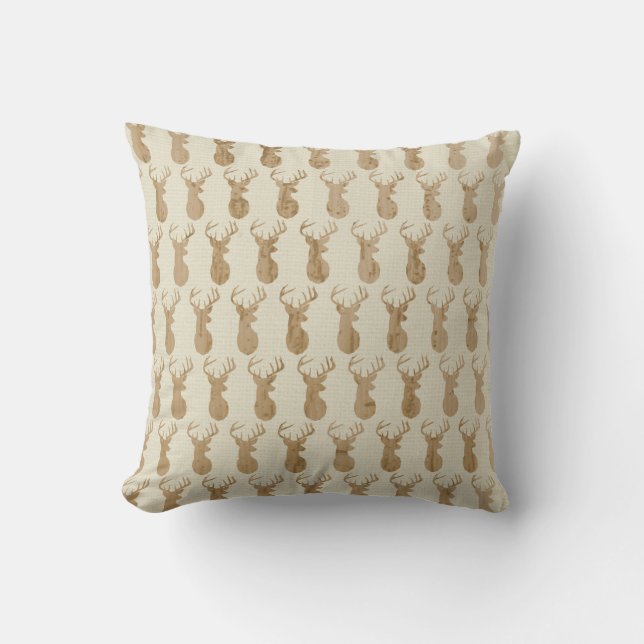 Woodland Deer Pillow Kussen (Voorkant)