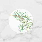 Woodland Deer Pine Cone Tree Baby shower Confetti (Kleine voorkant)