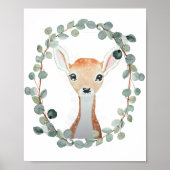 Woodland Deer Shower Gift Poster (Voorkant)