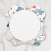 Woodland Deer Twinkle Star Dank u Baby shower Bedankjes Labels (Achterkant)