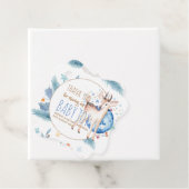 Woodland Deer Twinkle Star Dank u Baby shower Bedankjes Labels (In situ)