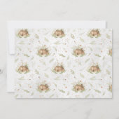 Woodland Deer | Uitnodiging van de partij Forest B (Achterkant)