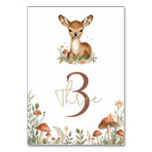 Woodland Deer Verjaardag Rustiek Kaart (Voorkant)