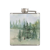 Woodland Deer Vinyl Wrapped Flask Heupfles (Achterkant)