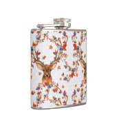 Woodland Deer Vinyl Wrapped Flask Heupfles (Rechts)