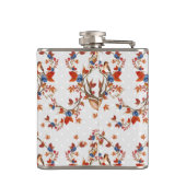 Woodland Deer Vinyl Wrapped Flask Heupfles (Achterkant)
