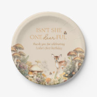 Woodland Deer Whimsical Eerste Verjaardag