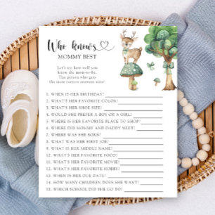 Woodland Deer - Wie kent mama het beste