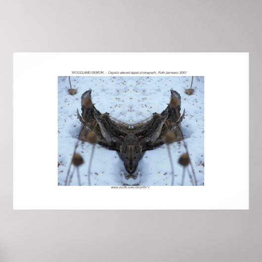 WOODLAND DEMON POSTER (Voorkant)