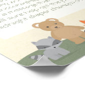 Woodland "Diaper Thoughts" Poster (Hoek)