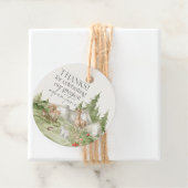 Woodland Dieren Avontuur wacht Bedankjes Labels (In situ)