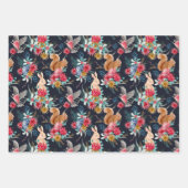 Woodland Dieren Kerst inpakpapier (Voorkant 2)