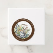 Woodland dieren konijnengunsten dank u geschenk de bedankjes labels (In situ)