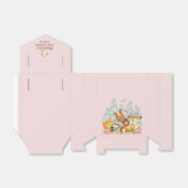 Woodland Dieren Meisjes Baby shower Favor Box Bedankdoosjes (Uitgevouwen)